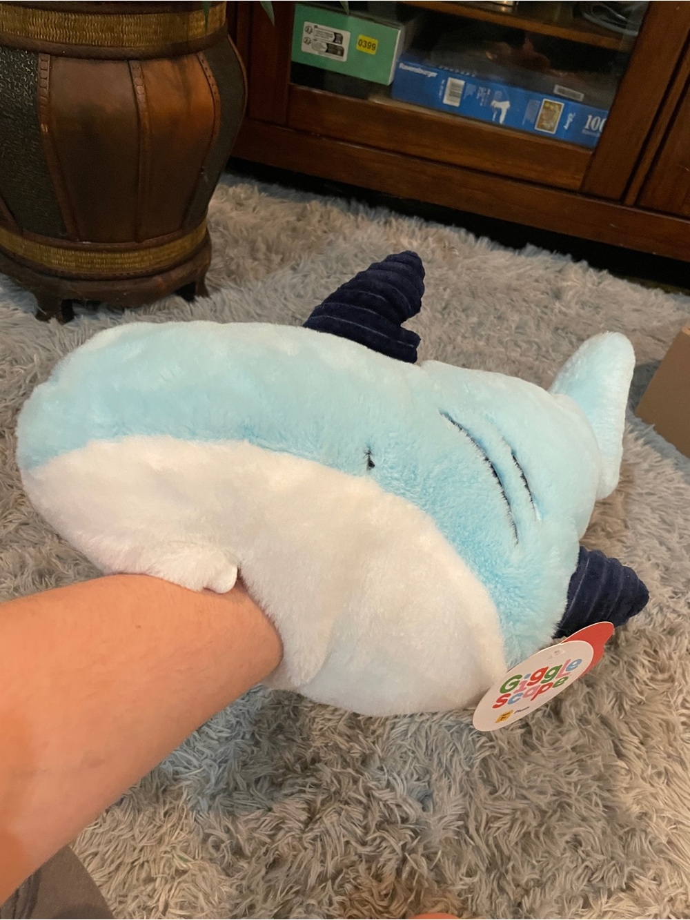 Shark plush giggle scapes